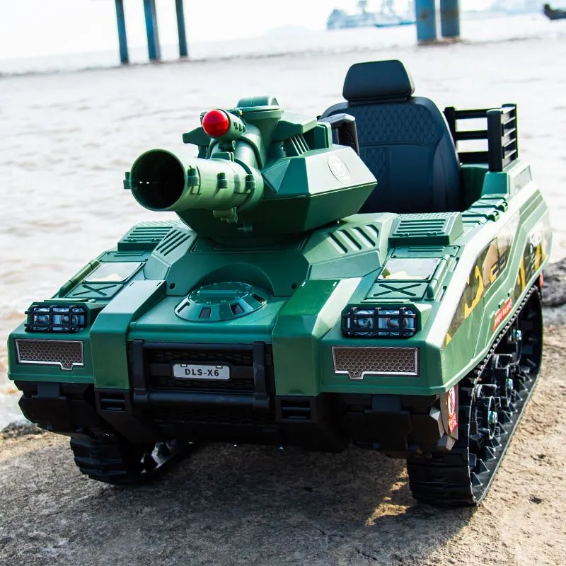 Enfants   Électrique   Voiture   Vert   Réservoir