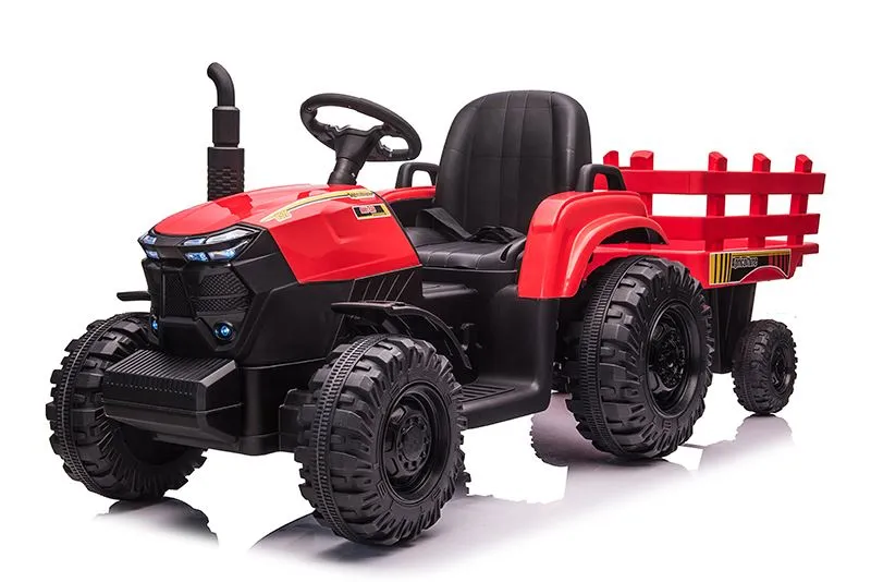 Tracteur pour enfants de 3-7 ans avec remorque