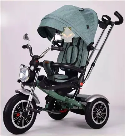 Tour pour enfants multifonctionnel pliant à 3 roues